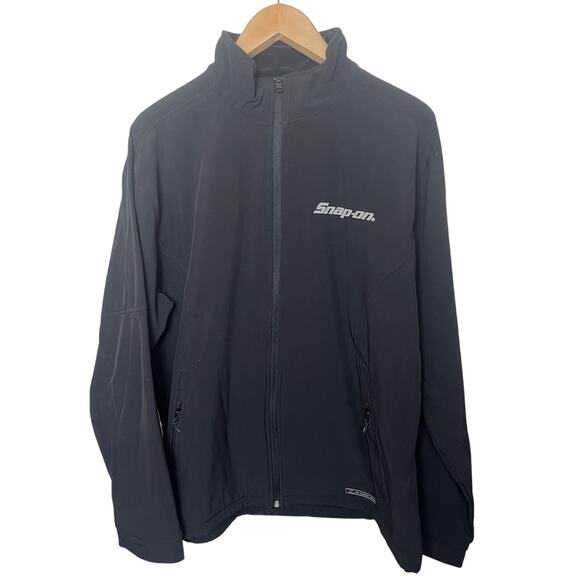 Snap-On Zorrel Weather Series Soft Shell Jacket Size XL Black Fleece Lined Logo - Picture 1 of 7